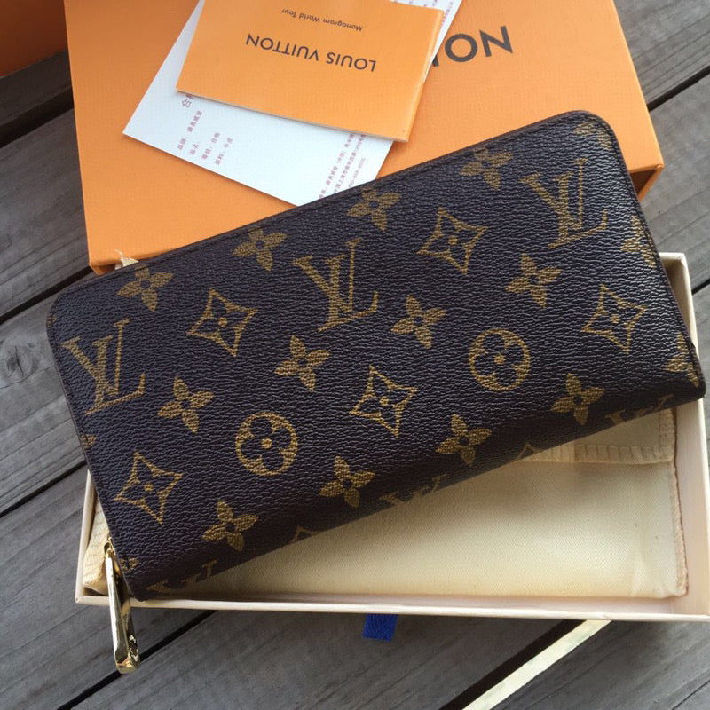 Luxury Monogram Zippy Wallet