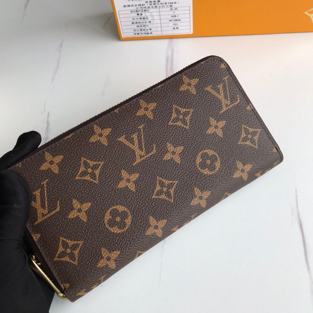 Luxury Monogram Zippy Wallet