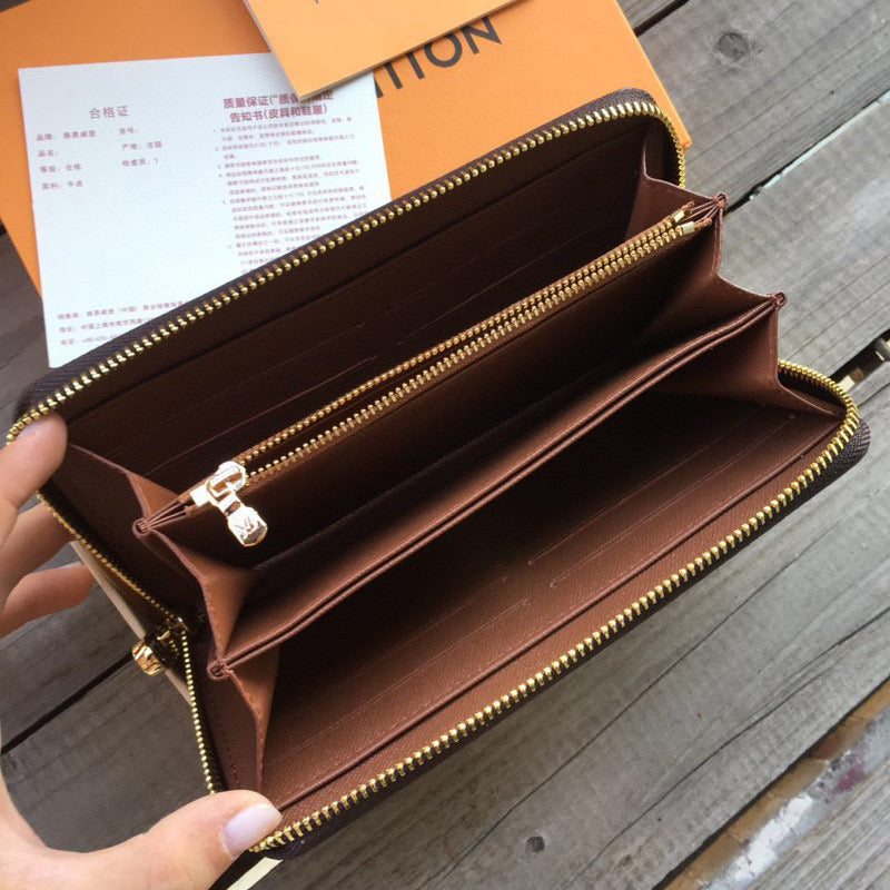 Luxury Monogram Zippy Wallet